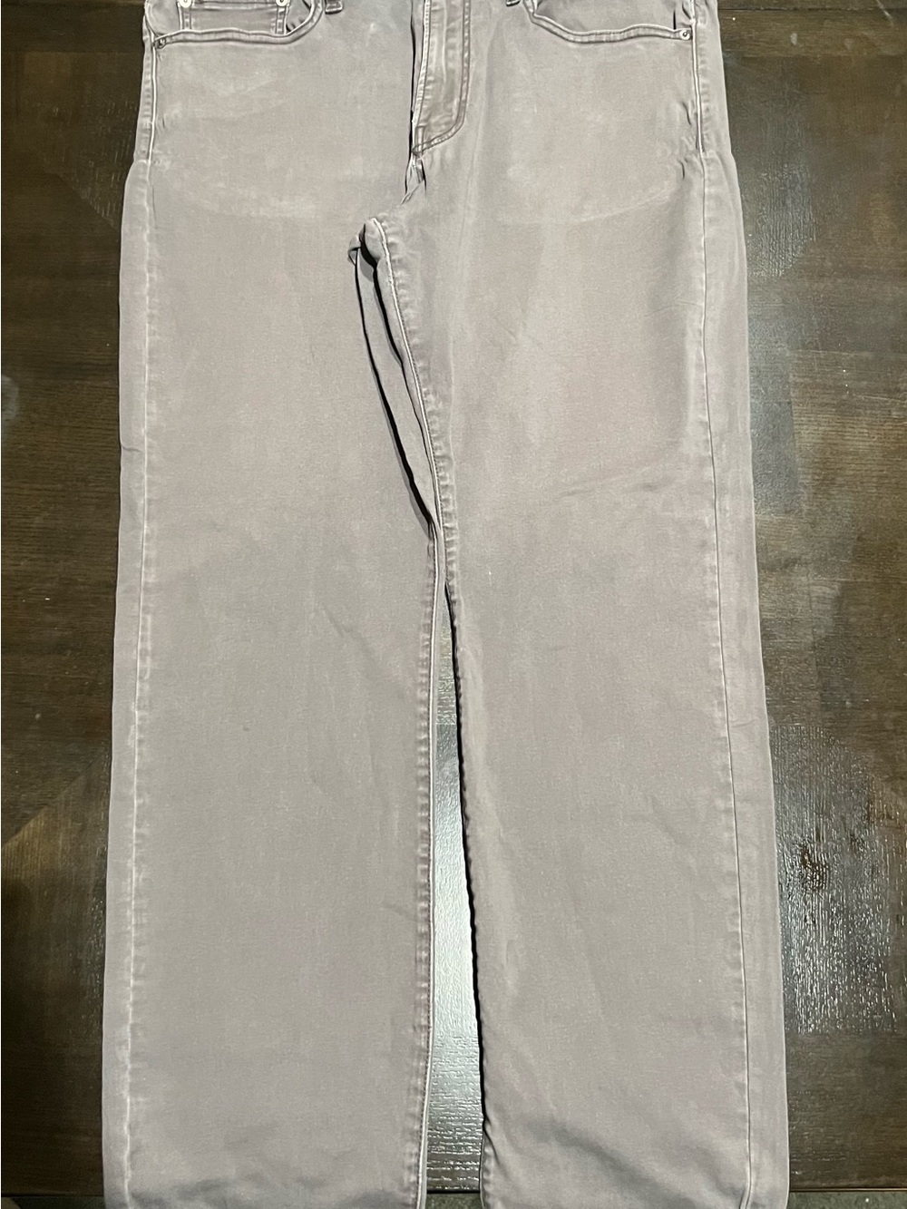 Lucky Brand Men's Gray Straight Denim Jeans Regular Size 36/30